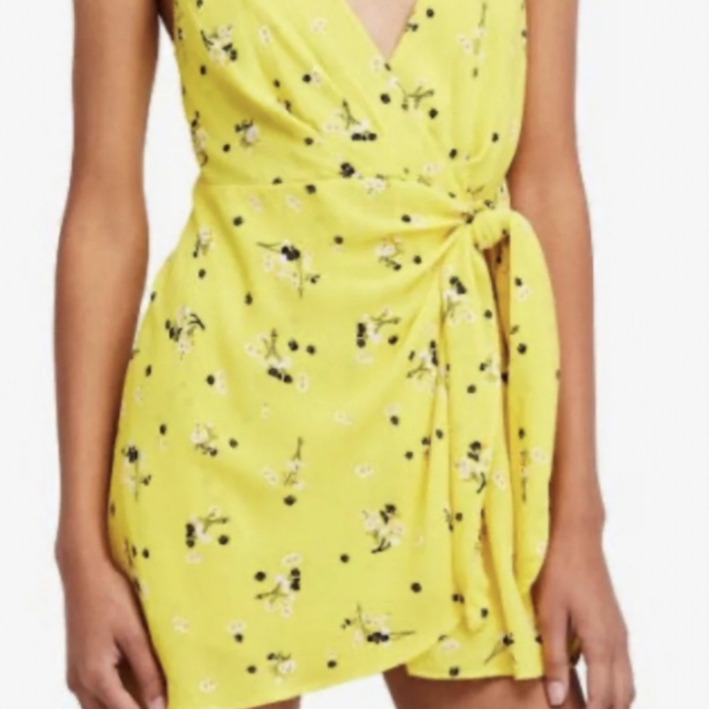 Free People Yellow Romper